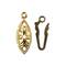 John Bead Must Have Findings 20mm Fish Hook Clasp Set, 9ct.